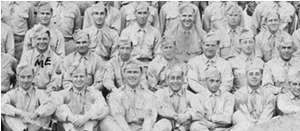 Joe Montagna with other members of Company C, 277th Combat Engineer Battalion